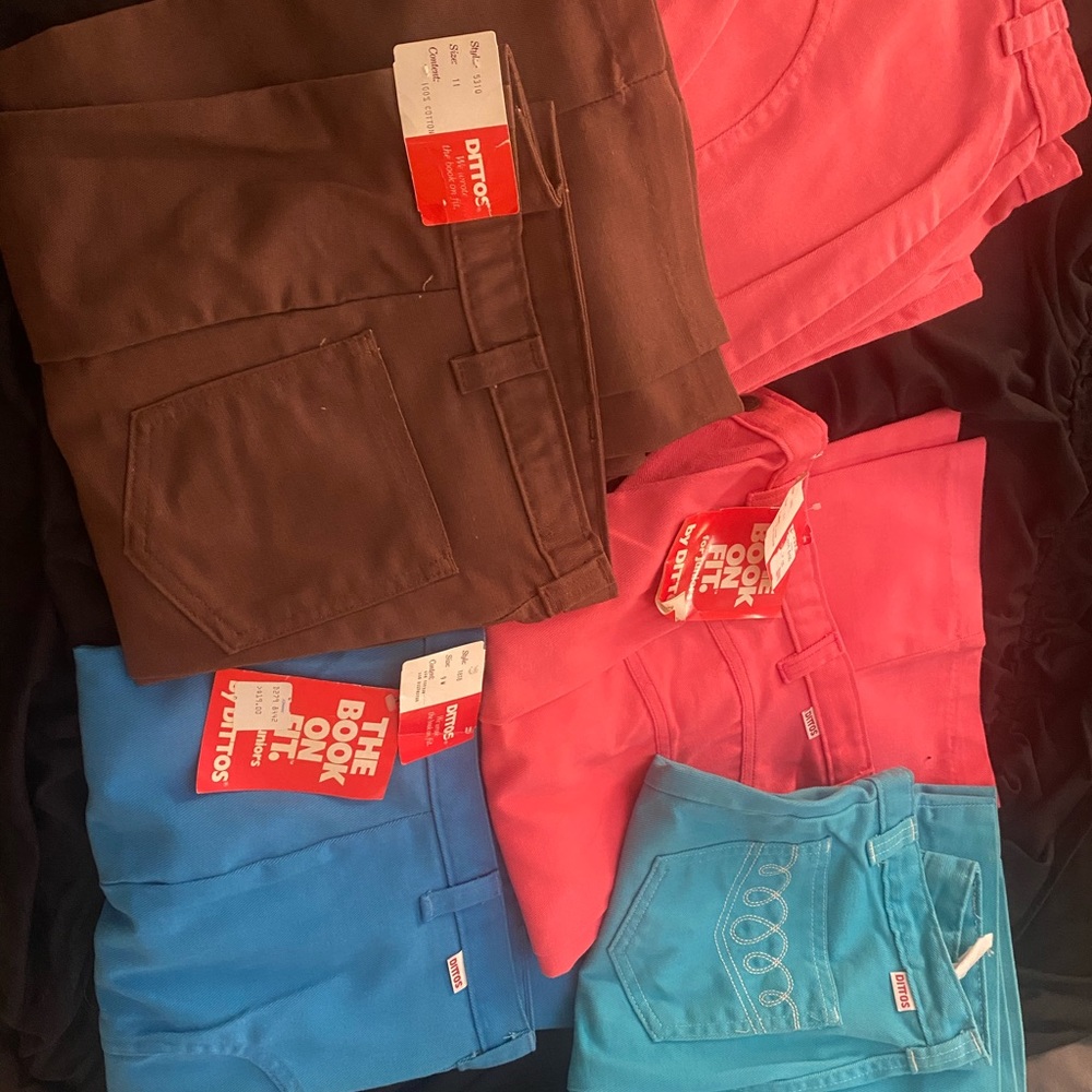 Pants dittos five pair Vintage